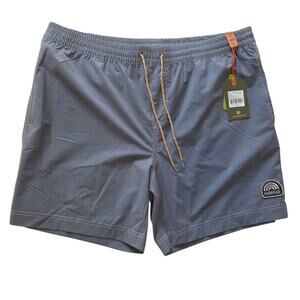 Howler Brothers Deep Set Board Shorts Reflection Blue sz 40 Inseam 7"